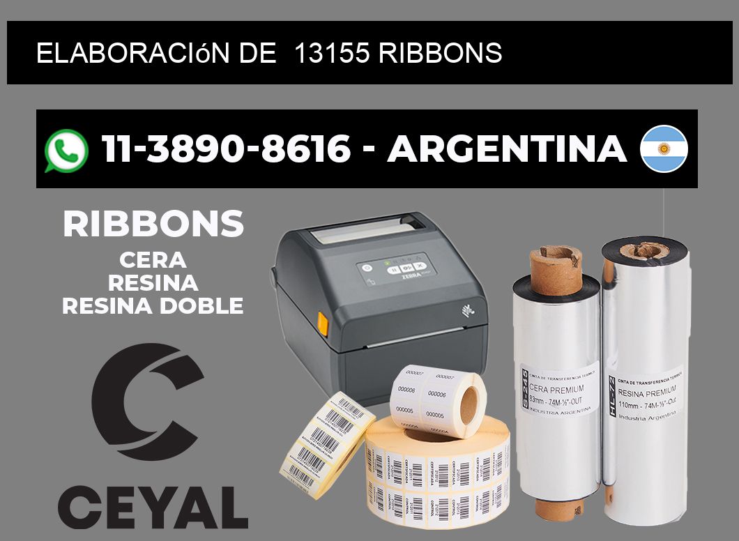 elaboración de  13155 ribbons