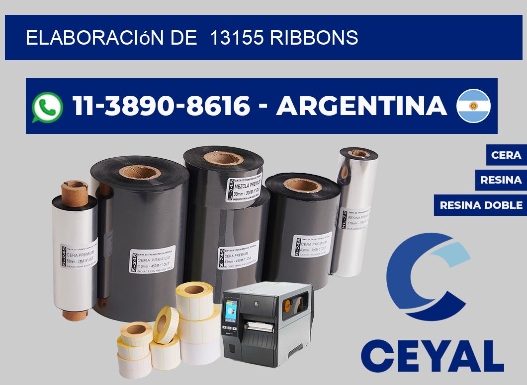 elaboración de  13155 ribbons