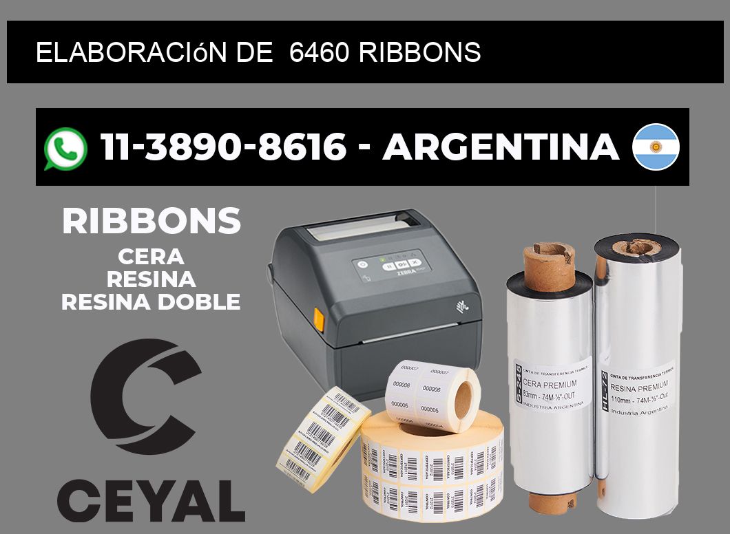 elaboración de  6460 ribbons
