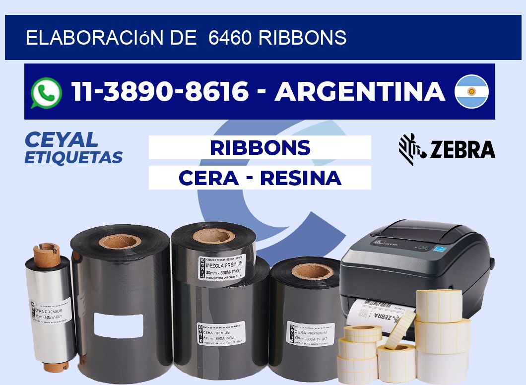 elaboración de  6460 ribbons