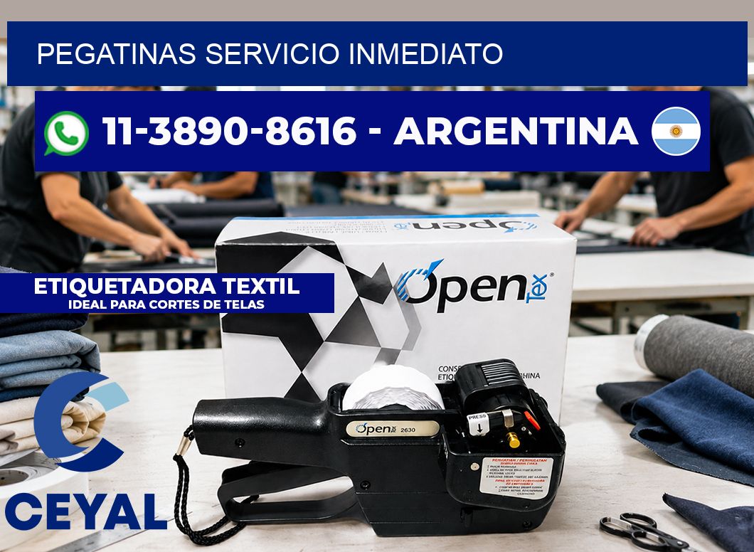 PEGATINAS Servicio inmediato