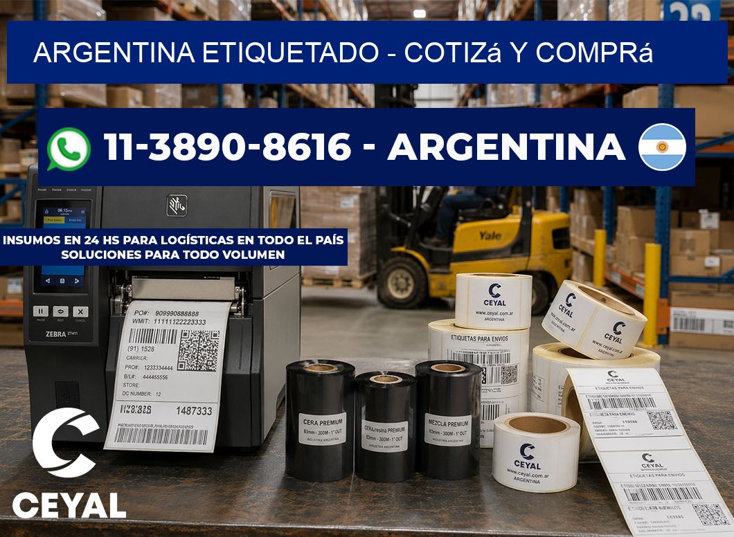 ARGENTINA ETIQUETADO - Cotizá y comprá