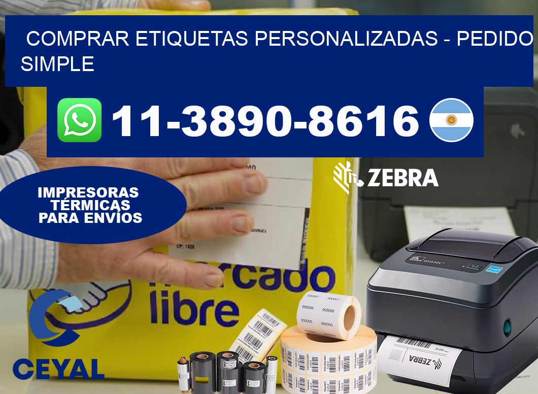 COMPRAR ETIQUETAS PERSONALIZADAS - Pedido simple