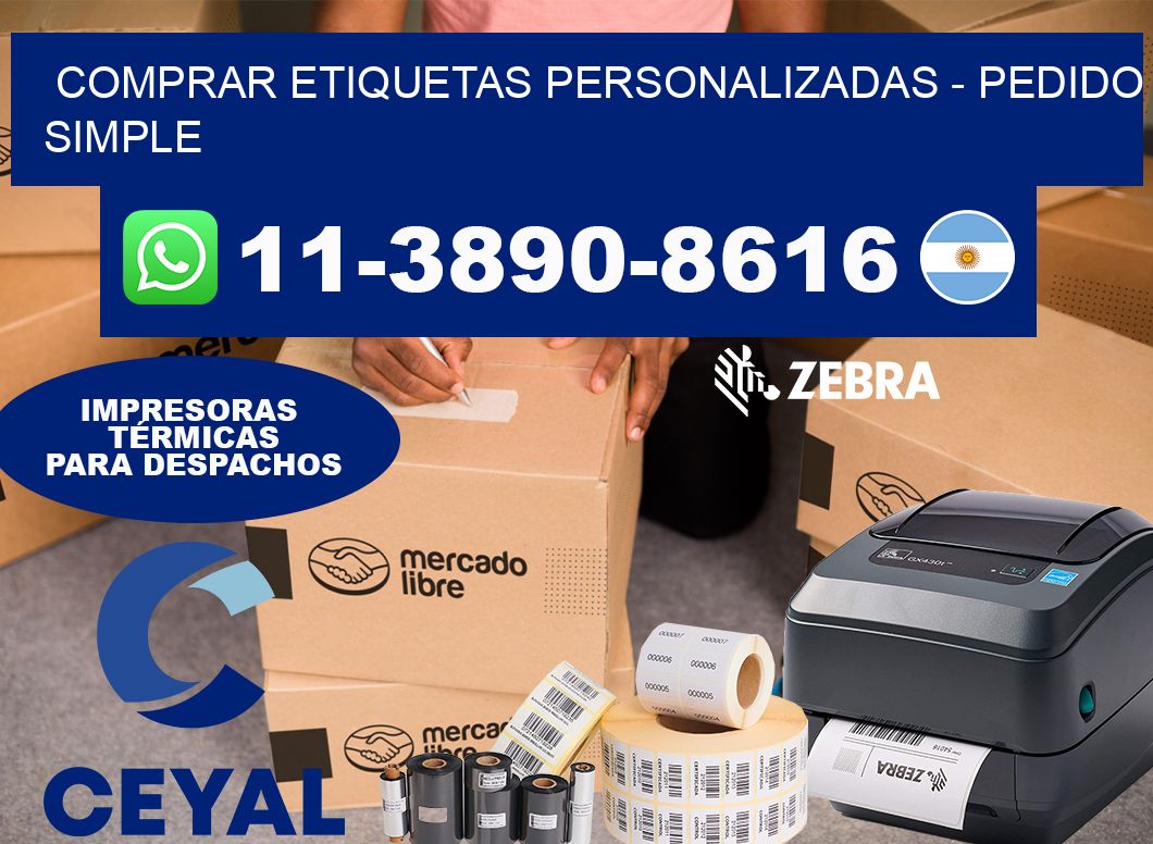 COMPRAR ETIQUETAS PERSONALIZADAS - Pedido simple