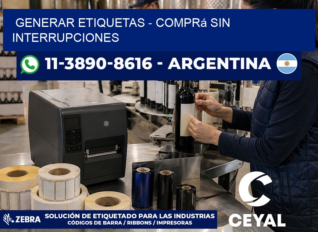 GENERAR ETIQUETAS – Comprá sin interrupciones