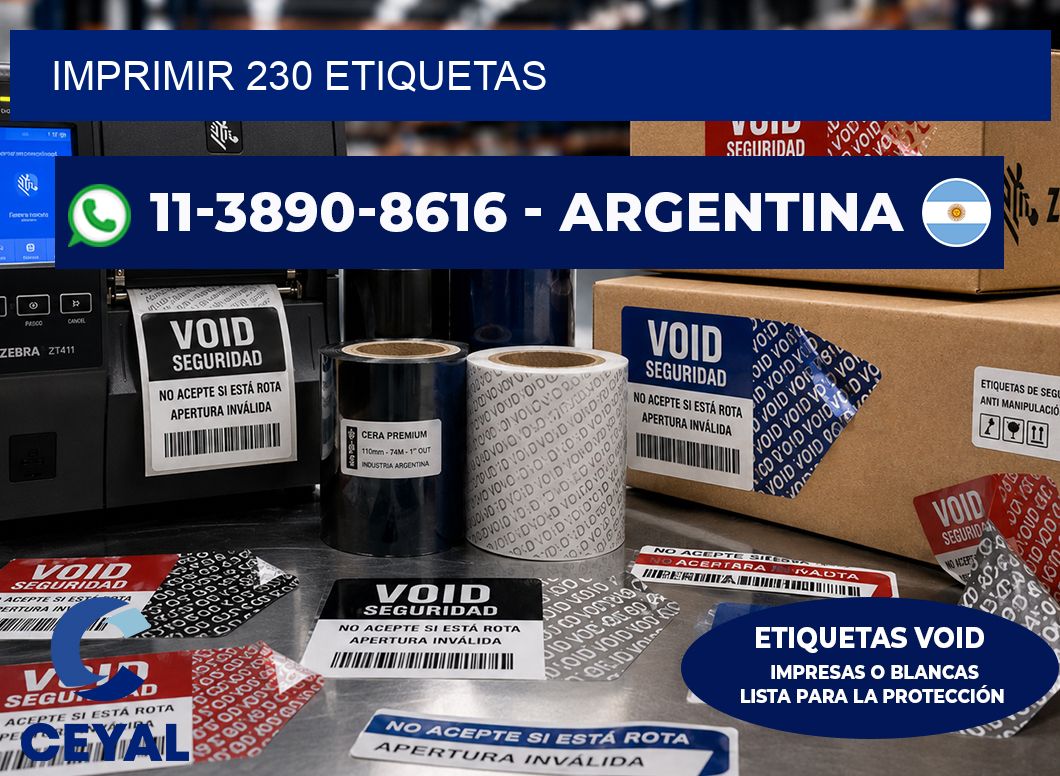IMPRIMIR 230 ETIQUETAS