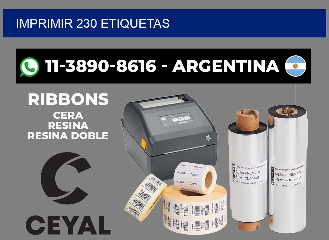 IMPRIMIR 230 ETIQUETAS