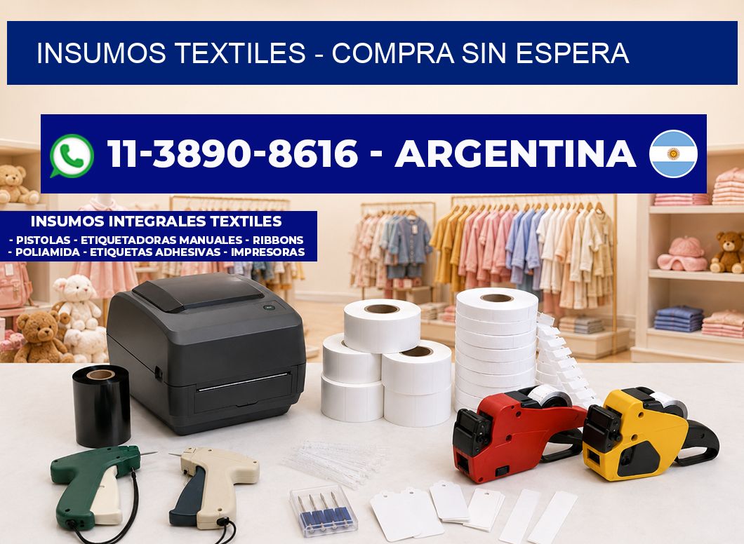 INSUMOS TEXTILES - Compra sin espera