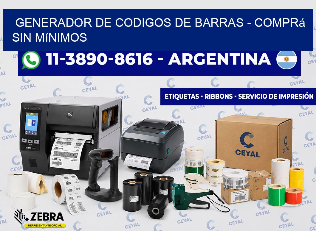 generador de codigos de barras - Comprá sin mínimos