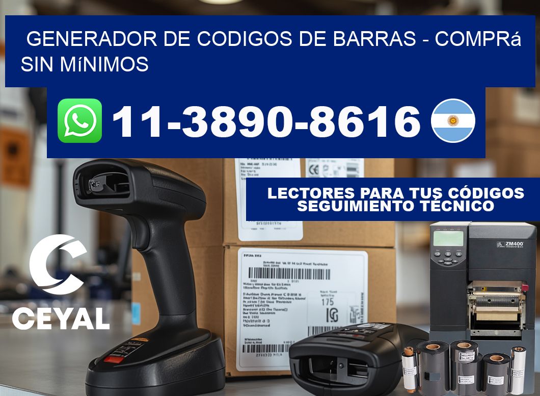 generador de codigos de barras - Comprá sin mínimos