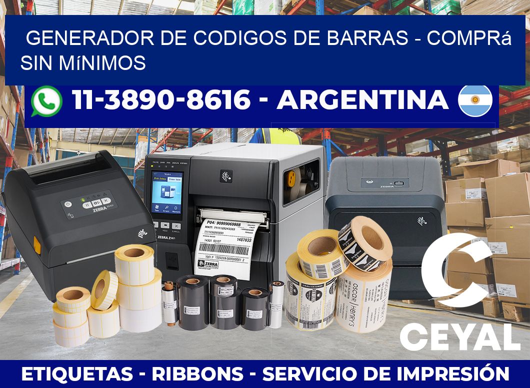 generador de codigos de barras – Comprá sin mínimos