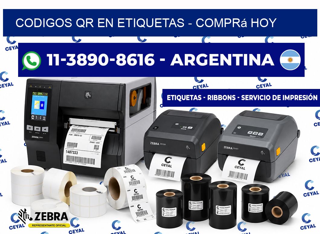 CODIGOS QR EN ETIQUETAS – Comprá hoy
