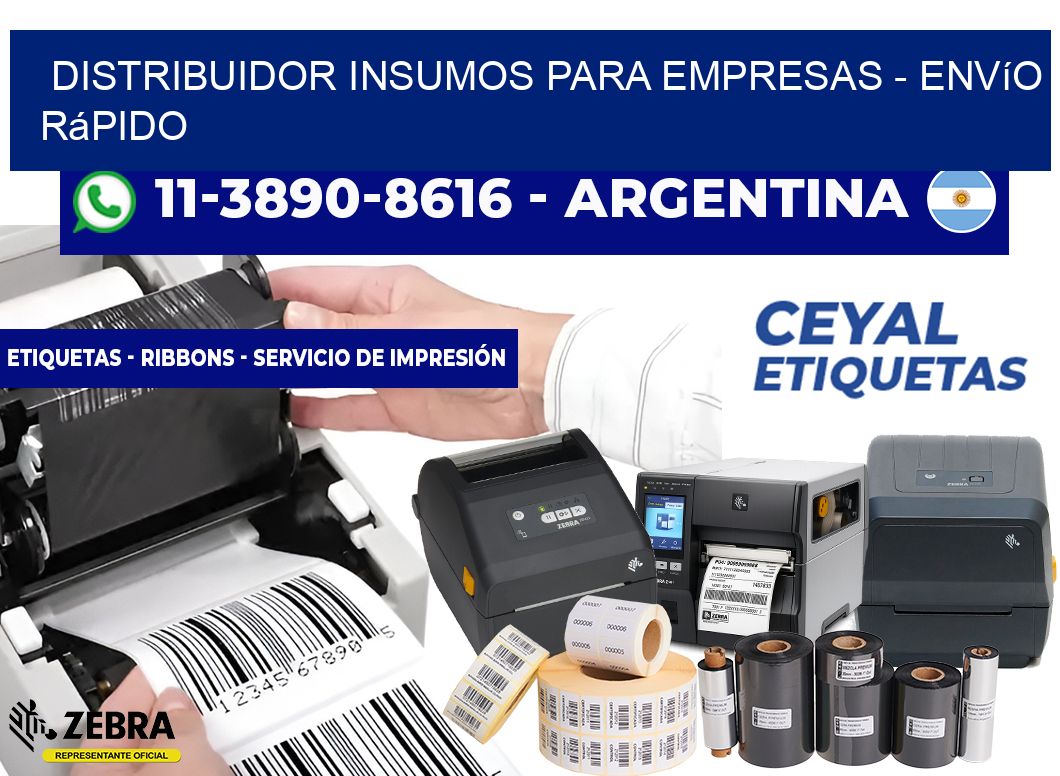 DISTRIBUIDOR INSUMOS PARA EMPRESAS - Envío rápido