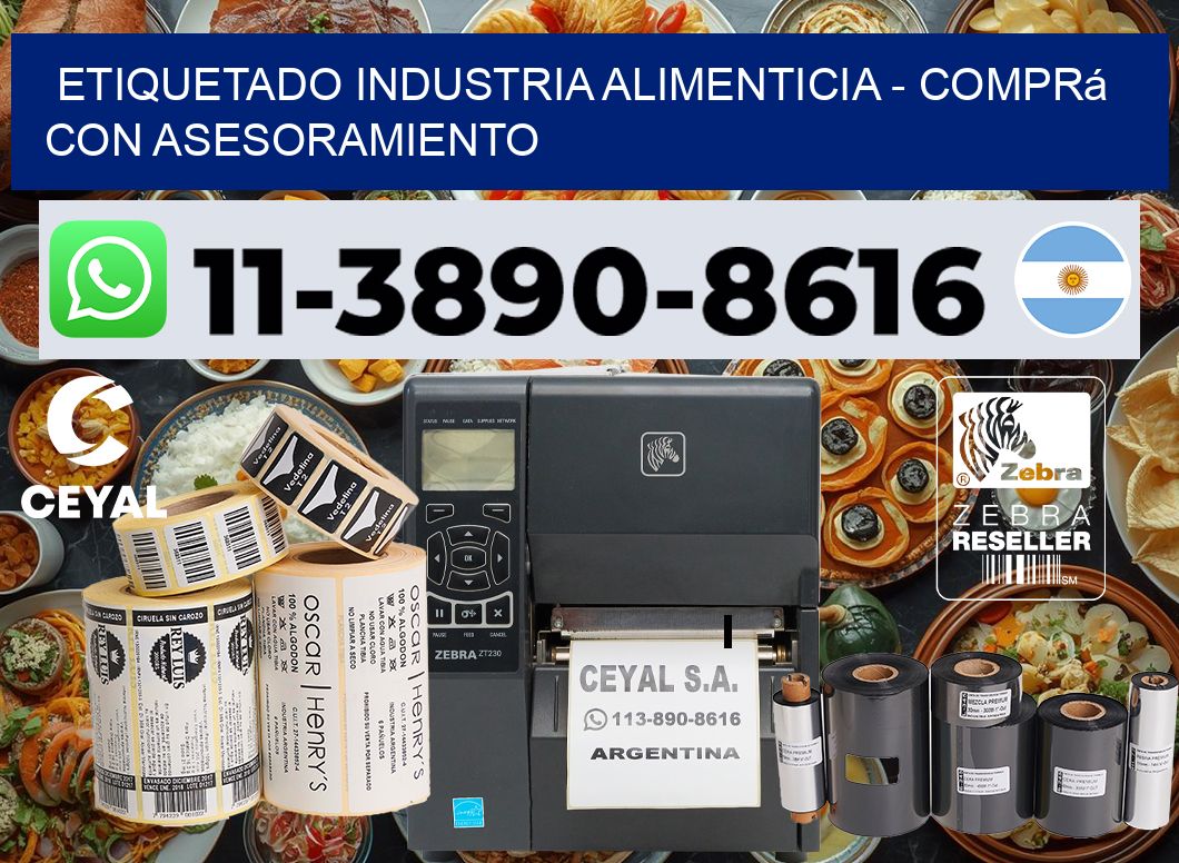 ETIQUETADO INDUSTRIA ALIMENTICIA - Comprá con asesoramiento