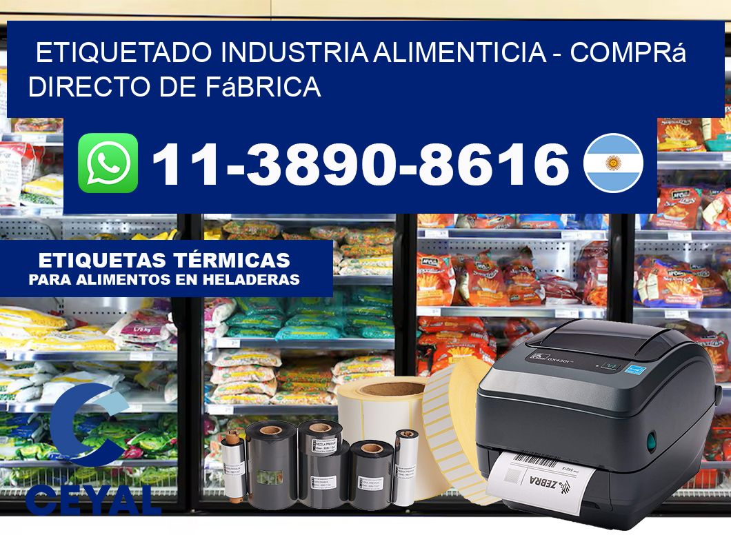 ETIQUETADO INDUSTRIA ALIMENTICIA - Comprá directo de fábrica