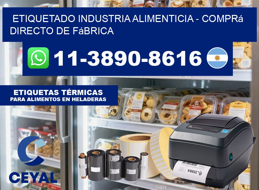 ETIQUETADO INDUSTRIA ALIMENTICIA – Comprá directo de fábrica
