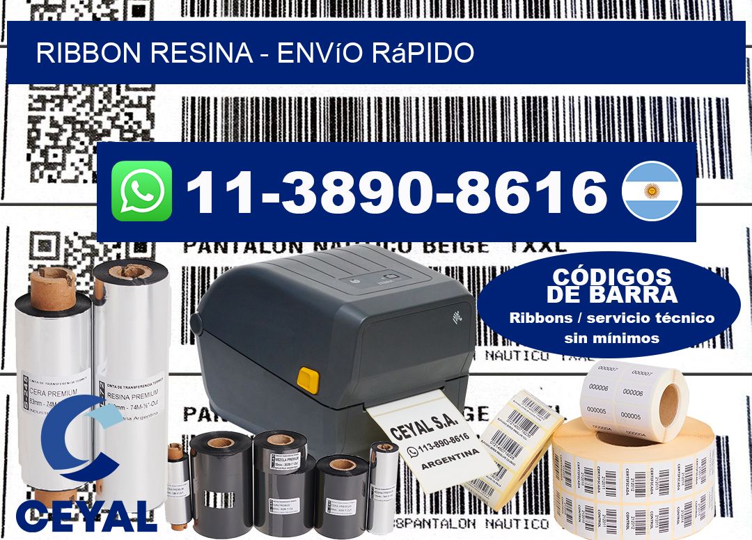 ribbon resina - Envío rápido