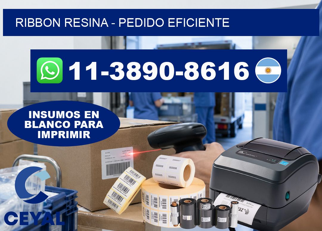 ribbon resina - Pedido eficiente