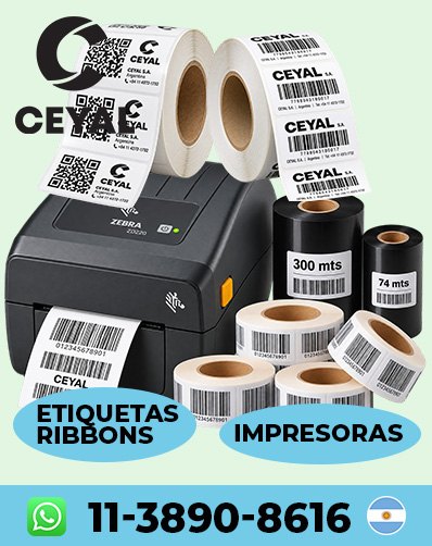 Impresora térmica para etiquetas textiles ZEBRA ZT230